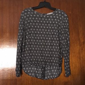 Long sleeve blouse